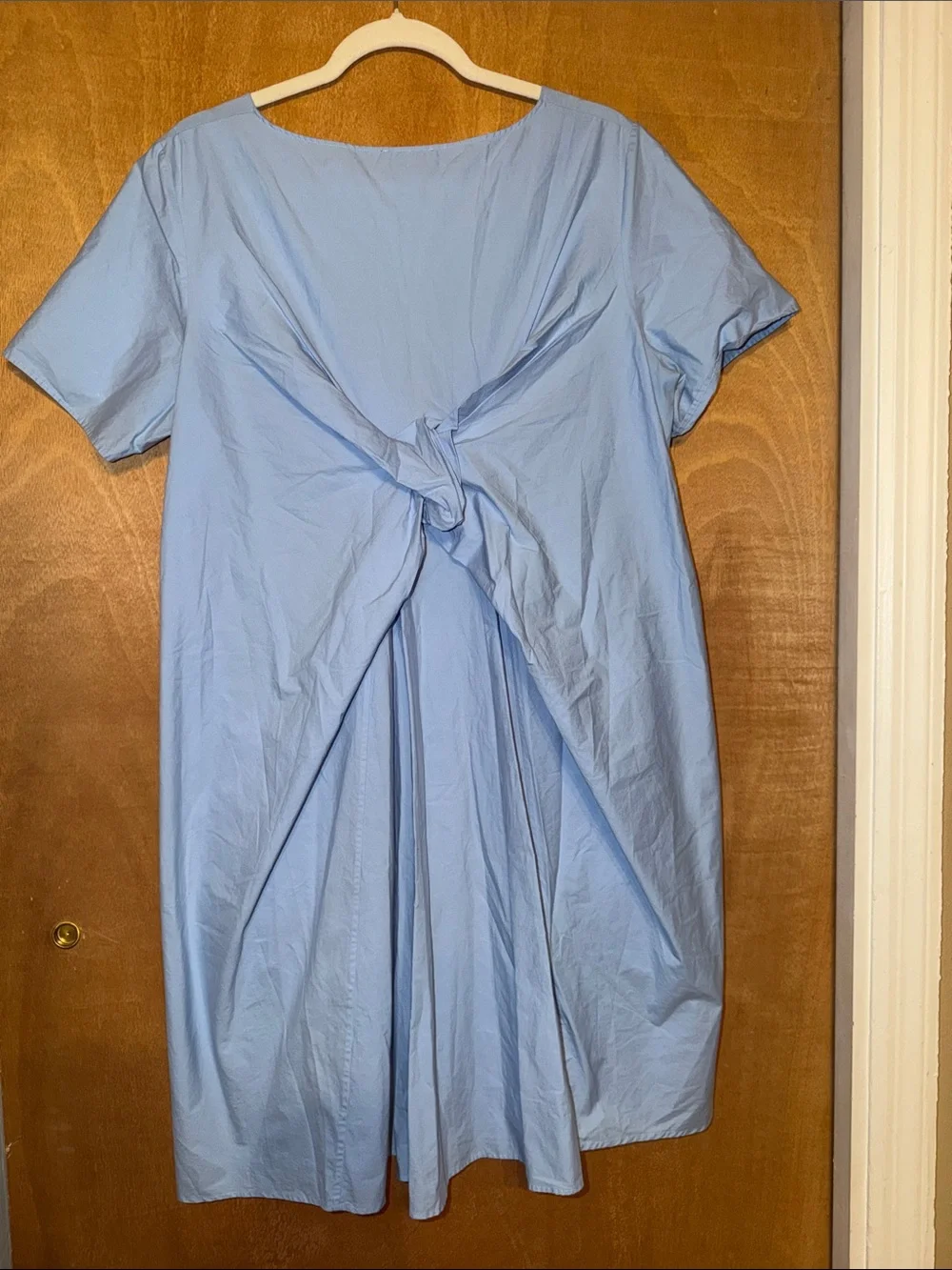 COS Light Blue Short-Sleeve Mini Dress - Picture 3 of 3